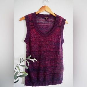 Escada Purple Knit Vest